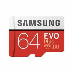 Samsung Microsd Evo Plus Series 100MB S U3 Micro Sdxc Memory Card With Adapter MB-MC64GA 64GB