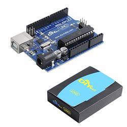 DIYmall U R3 Development Board ATmega328P Microcontroller Compatible with Arduino，with Blue USB Cable