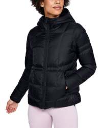 Women's Ua Armour Down Hooded Jacket - 0-001 Sm