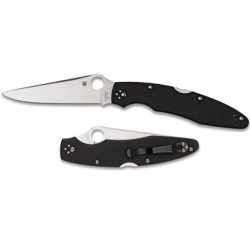 Spyderco Folding Knife - Police 3 - G10 C07gp3