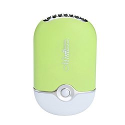 Garyesh MINI Portable Nail Polish Dryer Air Conditioning Fan USB Cooler Rechargeable Fans Green