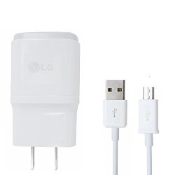 Oem Compact 1.8A Wall Charger Works With Huawei Y5 Prime 2018 Includes 3FT Microusb Charging And Data Cable White 110-240V