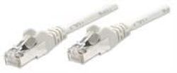 Intellinet Network Cable CAT5E Ftp - RJ45 Male RJ45 Male 7.5 M 25 Ft. Grey Retail Box No Warranty Features• Shielding To Reduce