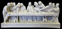 15CM 35CM Da Vinci's Last Supper - Marble Statue