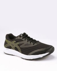Asics Performance Amplica Running Shoes Black neon Lime