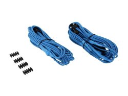 - Individually Sleeved Type 4 Psu Cables Pcie Dual Connectors - Blue