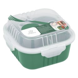 Lunch Box Square 830ML - Green