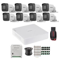 Hikvision 8 Channel 1080P Complete Kit - No Hdd -1 Roll