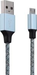 Volkano Fashion Series Micro USB Cable - Assorted - 1.8M
