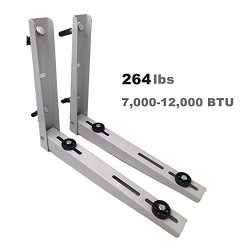 Wall Mounting Bracket For Ductless MINI Split Air Conditioner Condensing Unit 1-2P Support Up To 265LBS 7000-12000 Btu