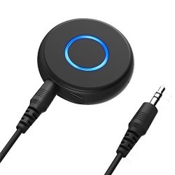 Sounce Bluetooth Receiver/Hands-Free Car Kit, Portable 3.5mm Bluetooth Aux  Adapter Wireless Music Streaming for Home, Car Audio System, Headphone