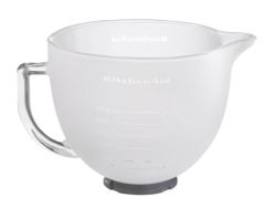 KitchenAid Artisan Stand Mixer Frosted Glass Bowl 4.8l