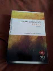 New Believer's Bible. Compact. First Steps For New Christians. New Book.