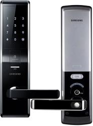 Samsung SHS-H705-FMK Biometric Digital Door Lock Fingerprint With Small Mortise AML-220
