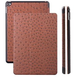 Icues Compatible With Apple Ipad Air 2 Case Ostrich Brown Ancho Cover With Stand Other Leather - And Colour Variations