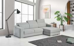 Trevor L-shaped Fabric Sofa