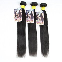 Ali Hot Hair Mixed Length 3bundles 300g 8inch 10inch 12inch Virgin Brazilian Straight Human Hair Extension Unprocessed For Black Women