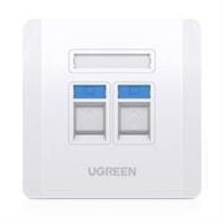 Ugreen Dual Wall Socket Internet Lan And Telephone Retail Box No Warranty