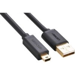 UGreen 1M MINI USB M To USB2.0 M Cable - Black- New