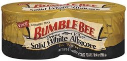 Bumble Bee Prime Fillet Solid White Albacore Tuna In Water 5OZ Cans Pack Of 4