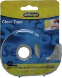 Clear Tape With Dispenser 18MM X 15M