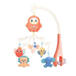 Baby Crib Mobile Rechargeable Remote Control Bed Bell Rattle Toy
