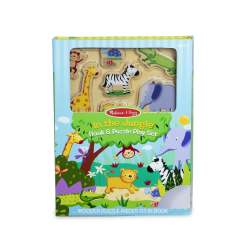 Melissa Book & Puzzle Play Set : In The Jungle