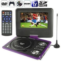 NS-789 7.0 Inch Tft Lcd Screen Digital Multimedia Portable Evd DVD With Card Reader & USB Ports...
