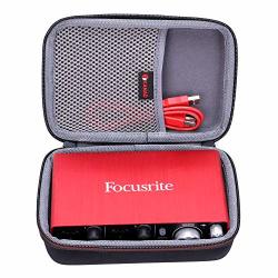 Xanad Hard Case For Focusrite Scarlett 2I2 2ND Gen Or Focusrite Scarlett Solo 2ND Gen USB Audio Interface - Travel Carrying Storage Protective Bag