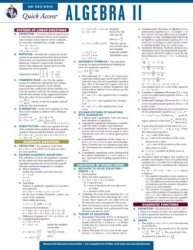 Algebra 2 Rea S Quick Access Reference Chart