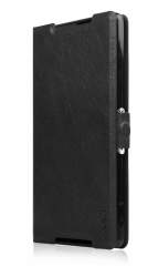 Ahha Smart Flip Case Kim Sony Xperia Z2 Cover Stealth Black