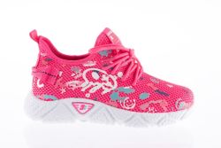 3-STARS Girls Micha Print Sneakers - Pink