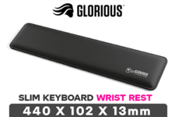 Glorious Gsw 100 Slim Keyboard Wrist Rest Black