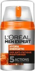 L'Oreal Paris L& 39 Oreal Men Expert Hydra Energetic Daily Moisturiser 50ML