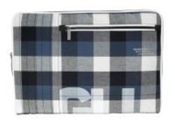 Golla Plaid Navy Terry Notebook Bag For 15" For Macbook Pro
