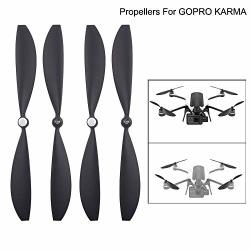 Ltrottedj 4PCS Drone Propellers Blades Wings Accessories Parts For Gopro Karma Black New B