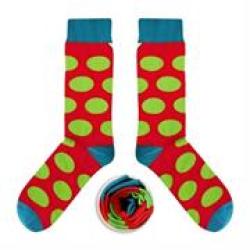 Cup Of Sox With Chicken Pox - Red Size 41 - 44 A Red Socks With Green Peas Retail Box No Warranty