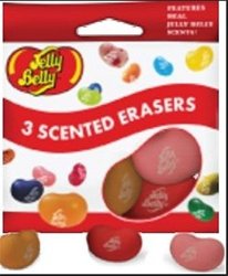 Jelly Belly 3 Scented Erasers
