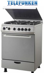Telefunken 4 Gas Cooker With Electric Oven