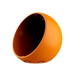Ledmomo Soft Silicone Protective Case Cover For Echo Spot Orange