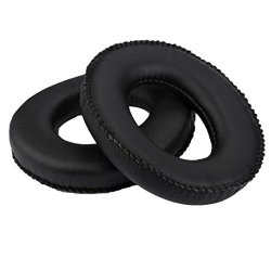 Alonea 1 Pair Replacement Ear Pad Cushion W Tape For Akg K44 K55 K66 K77 K99 Headphones Black