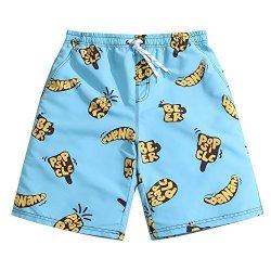 Sulang Men's Lightweight Quick Dry Banana Popsicle Graphic Board Shorts Xx-large 37-38