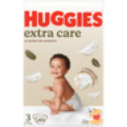 Huggies Extra Care Size 3 Diapers 60 Pack 6-10KG