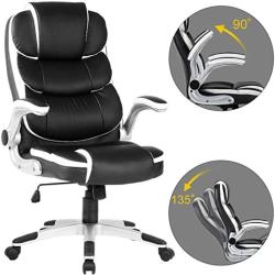 stylish black desk chair