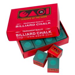 Billiard Chalk Green 6 Pack