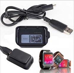 Loveqmail Replacement Charger Charging Cradle Dock + Micro USB Cable Cor For Samsung Galaxy Gear 2 SM-R380