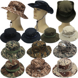 Military Boonie Hat Camo Cover Wide Brim Camouflage Camping Hunting Cap
