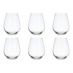 Maxwell & Williams Vino Stemless White Wine Glasses 400ml Set Of 6