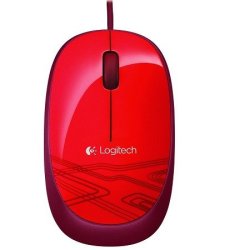 Logitech Corded Mousese M105 Red Opt