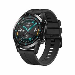 HUAWEI Watch GT 2 2019 Bluetooth Smartwatch Longer Lasting 2 Weeks Battery Life Waterproof Compatible With Iphone And Android 46MM Matte Black